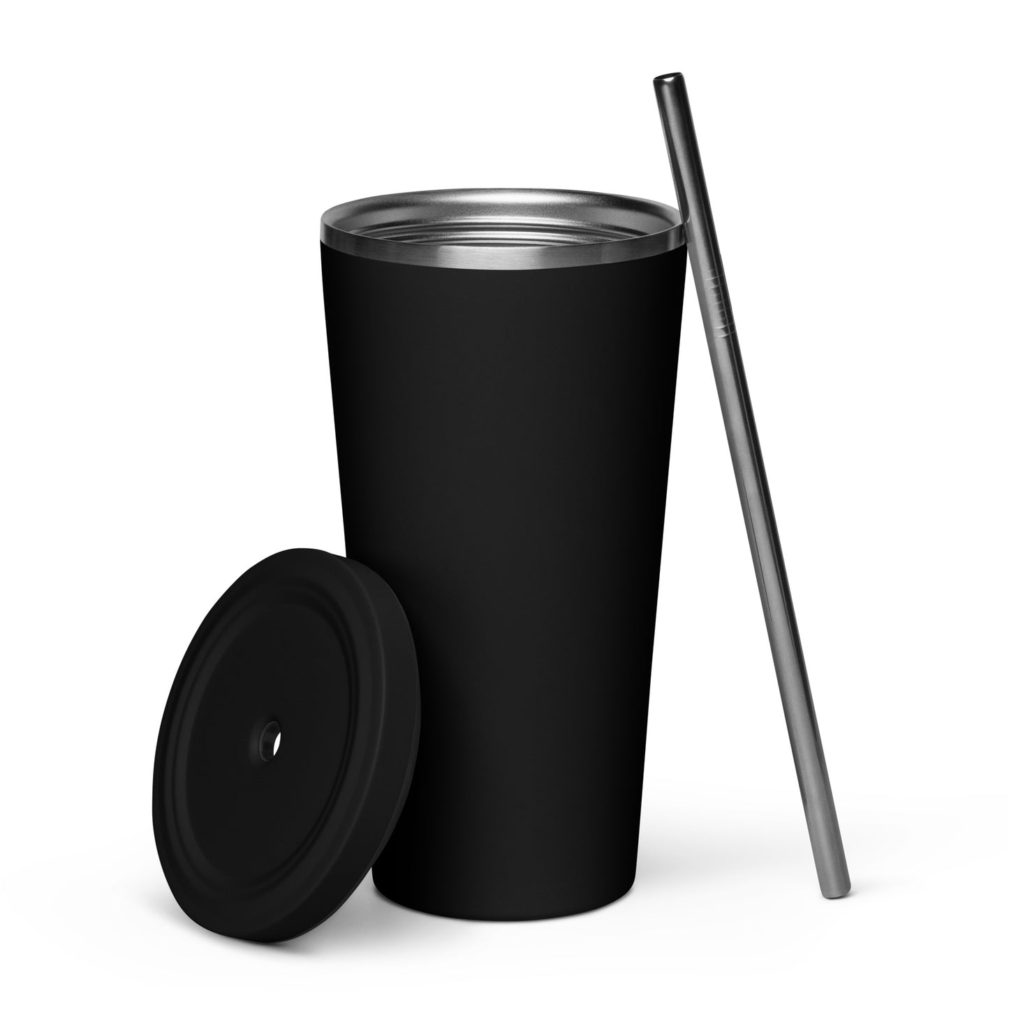 Insulated Tumbler with Straw