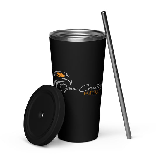 Insulated Tumbler with a Straw